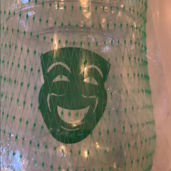 Plastic Mardi Gras Wine Glasses - Picture 5 of 5